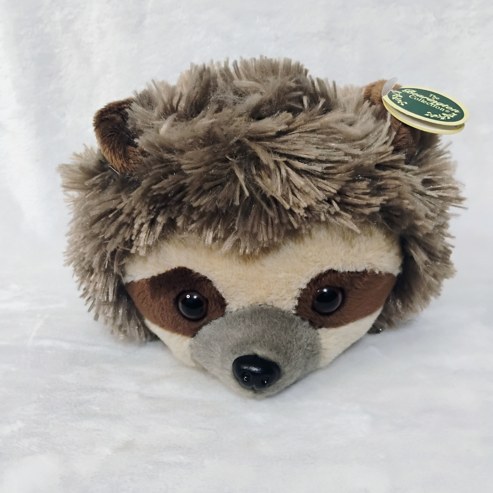Bearington‎ Collection Speedy Carrysome Hedgehog Sloth Plush Purse Brown Tan